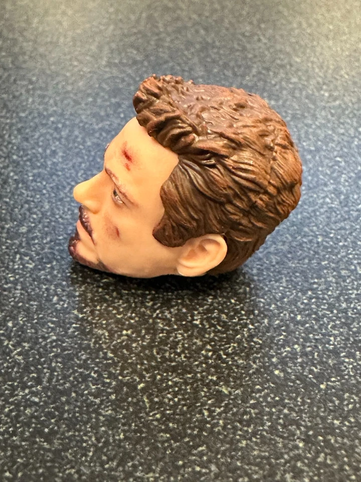 Marvel Legends 6" Scale Iron Man Mark 85 (Infinity) Tony Stark (HEAD ONLY) HURT - Image 4 of 4