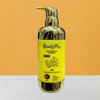 Beauty Plus Skin Whitening Body Milk SPF 50 Multi-Mixed Fruits Extract 500ml
