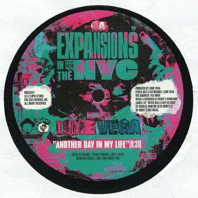 VEGA, Louie - Expansions In The NYC: Another Day In My Life (reissue) - 12''