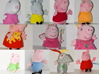 Peppa Pig Plüschtiere verschiedene Designs - Wählen Sie aus der Dropdown-Leiste