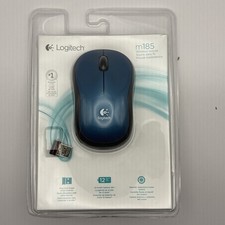 Logitech M185 Wireless Mouse 2.4GHz w/ USB Mini Receiver PC Mac Laptop