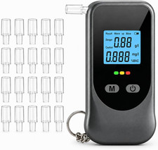 Breathalyzer Alcohol Tester with Keychain, Portable BAC Tester