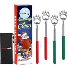 Bear Claw Back Scratcher 4 Pack, Telescopic Expendable Cool Gifts for Men, Wo...
