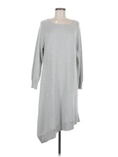 H By Halston Women Gray Casual Dress M