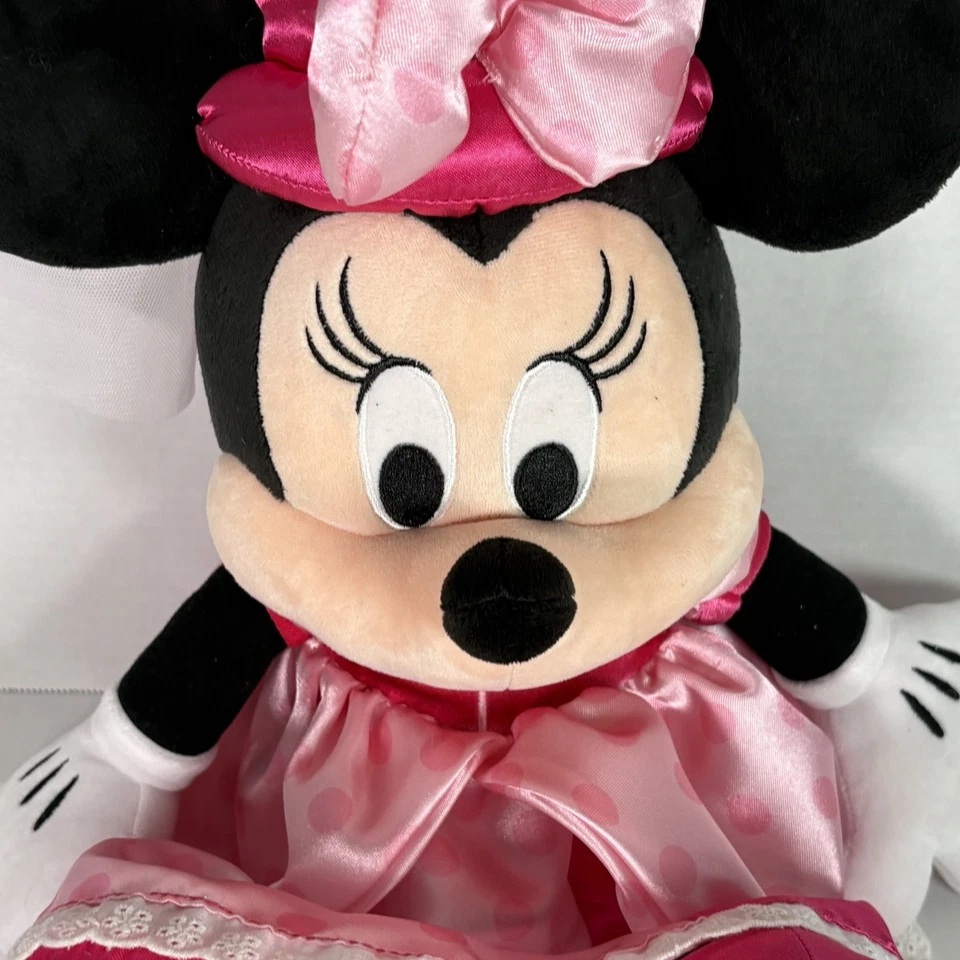 Disneyland Walt Disney World Princess Minnie Mouse Plush 23" Pink - Image 2 of 4