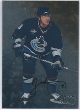 1998-99 Be A Player BRAD MAY Vancouver Canucks Autograph #293