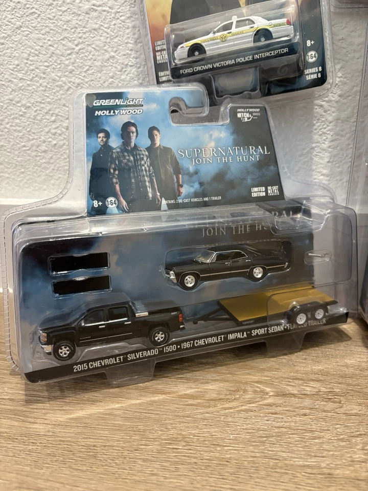 Supernatural Join The Hunt GreenLight Die-Cast Lot of 9 Impala Chargers Sam Dean - Image 2 of 4