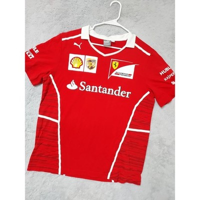 Puma Scuderia Ferrari Jersey Mens Large F1 Racing Team Graphic Formula One Shirt