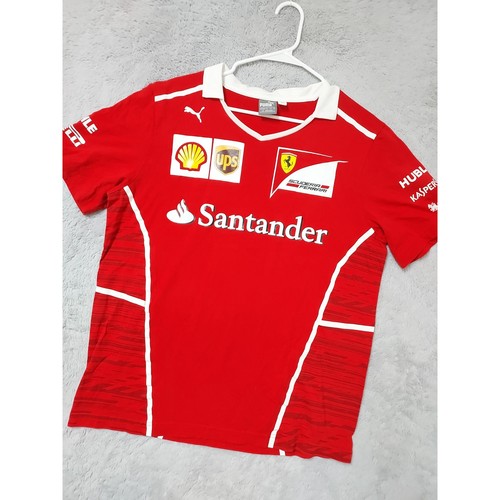 Puma Scuderia Ferrari Jersey Mens Large F1 Racing Team Graphic Formula One Shirt