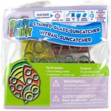 Colorbok Makit and Bakit Stained Glass Suncatcher, Ladybug