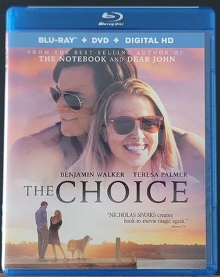 Nicholas Sparks  The Choice  (2016 Blu-Ray & DVD w/ Slipcover NEW SEALED)