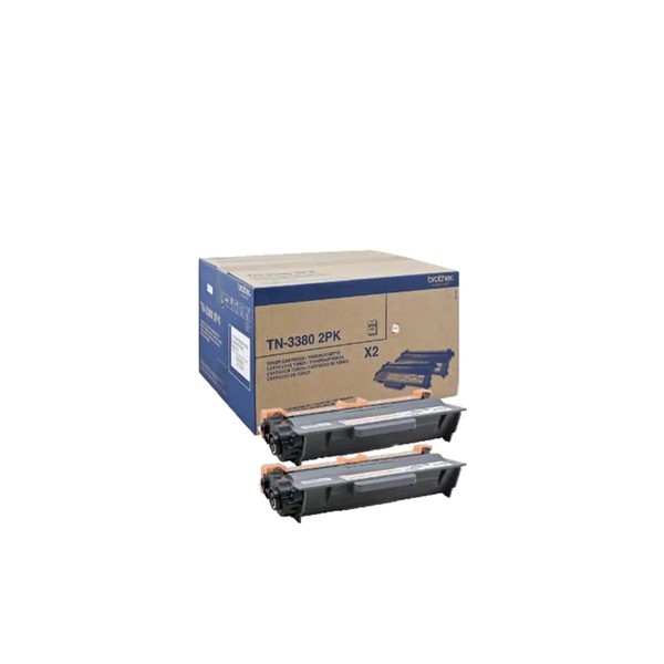Brother TN-3380TWIN / TN-33802PK Toner Doppelpack Schwarz (2 StüCk)-image