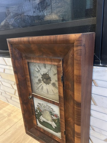 Antiguo Reloj de Cocina/Manto Nuevo Refugio Pintura Colmena Sin Probar - Imagen 3 de 12