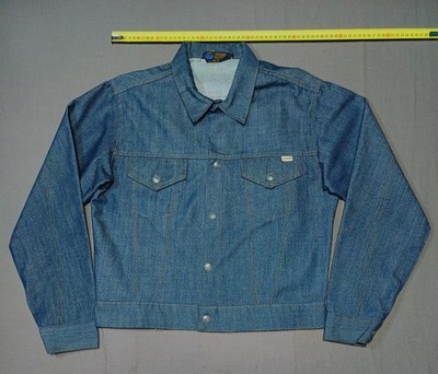 Men TOUGHSKINS Jacket Grey Denim 34 / XS / 42