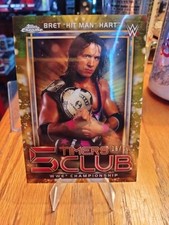 Topps Chrome 2021 Bret Hart 5 Timers Club Gold Refractor Numbered 16/50 5T-2