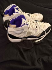 Jordan Jumpman Two Trey Concord Men  s Size 10 White Black Purple DO1925-100