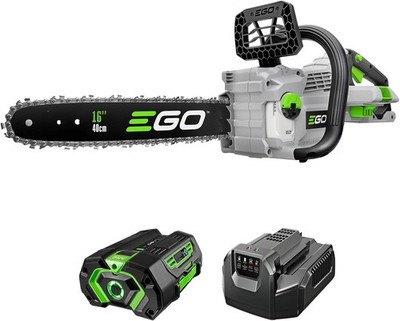 EGO Power+ CS1613 16'' Chain Saw - Battery Powered, 40cc Gas Equivalent