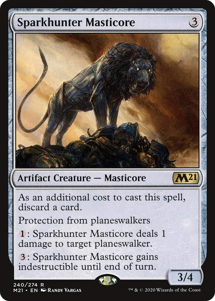 Sparkhunter Masticore [Core Set 2021] Magic MTG | eBay