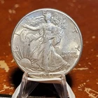 1941. Walking Liberty Half Dollar high grade AU Plus
