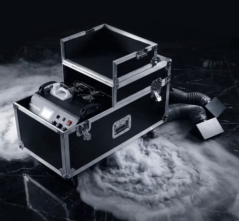 3000W Water Mist Smoke Machine, DMX In/Out, Remote, LCD, 2L Tank