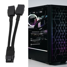 16AWG 2x 8Pin To 16Pin Graphics Card Power Cable Featuring Heat Resistant PVC