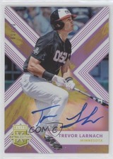 2018 Panini Elite Extra Edition Tie-Dye Auto 1/10 Trevor Larnach #19 Auto s3g