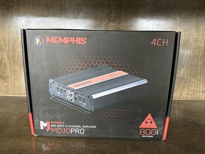 Memphis Audio MJP800.4 4-Channel 800W Amplifier - 200W RMS x4 at 2-Ohm Power