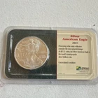 U.S. Mint American Eagle 2001 Silver 1 oz Coin Business Strike 31.101g 40.6mm