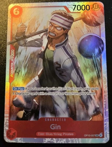 Gin OP15-007 Foil Super Rare Adventure On Kami's Island One Piece Card Game