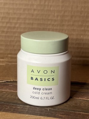 AVON Basics Deep Clean Cold Cream 6.7oz NOS 1998