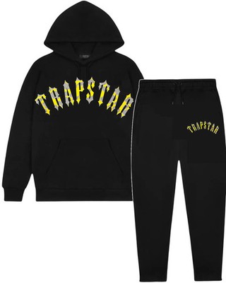 TRAPSTAR セットアップ YELLOW 正規品 Trapstar x Central Cee Arch 23 Tracksuit Black and Yellow (2023