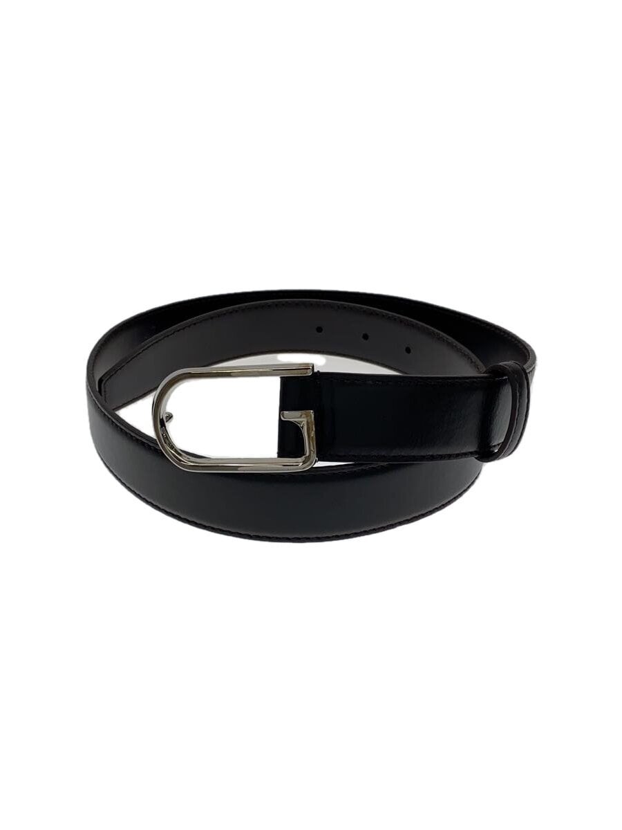 GUCCI Mens Black Leather Solid Color Belt 149142/1766