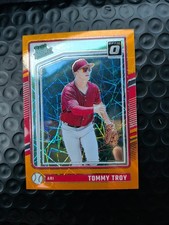 2024 Panini Donruss - Optic Rated Prospects Tommy Troy #107 Orange Velocity...