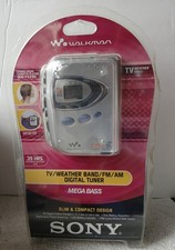 Sony Walkman WM-FX290 Stereo Cassette Player FM AM Portable Radio Silver Sealed