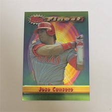 Topps 1994 Finest Moment Jose Canseco #222 Texas Rangers MLB Baseball Card