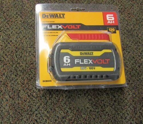 DeWALT DCB606 FlexVolt 6.0Ah Battery - 20V/60V MAX Li-Ion 20