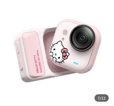 Insta360 GO Ultra Hello Kitty 未開封　サクラピンク Insta360 GO Ultra Hello Kitty Limited Edition Sakura Pink Action