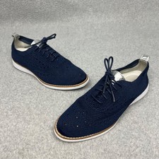 Cole Haan Originalgrand Stitchlite Wingtip Oxford Women's Oxford 6.5 Navy