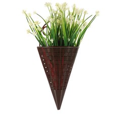  Front Door Hanging Flower Basket Artificial Plants Flowers for Outdoors