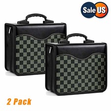 128 Disc CD DVD Case Storage Bag Organizer Holder Portable Wallet Album Box