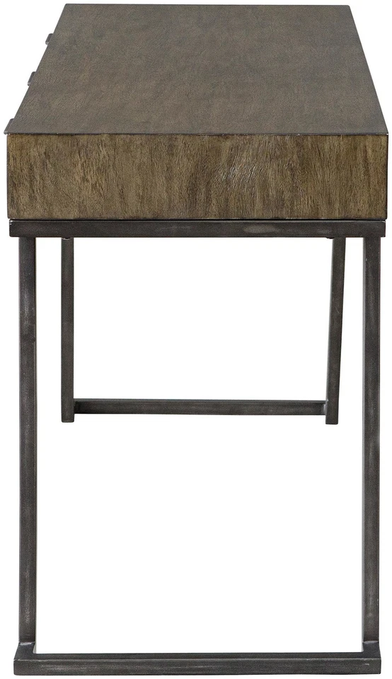 Escritorio Uttermost 25275 madera Comrade 3 cajones - acero envejecido / natural Foto 2 de 4