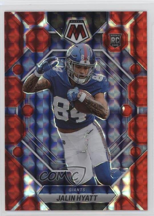 2023 Panini Mosaic Rookies Red Mosaic Prizm Jalin Hyatt #329 Rookie RC 11fv