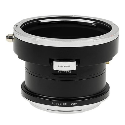 Fotodiox Pro Shift-Adapter Pentax 6x7 Objektiv für Fujifilm G-Mount-Kameras
