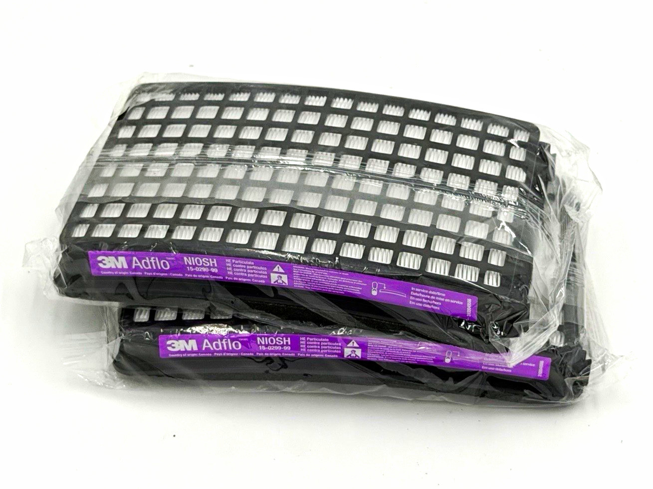 3M Adflo 15-0299-99 HE Particulate Filters for PAPR – 2 Filters