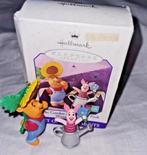 1998 "The Garden of Piglet and Pooh" Hallmark Keepsake Ornament.