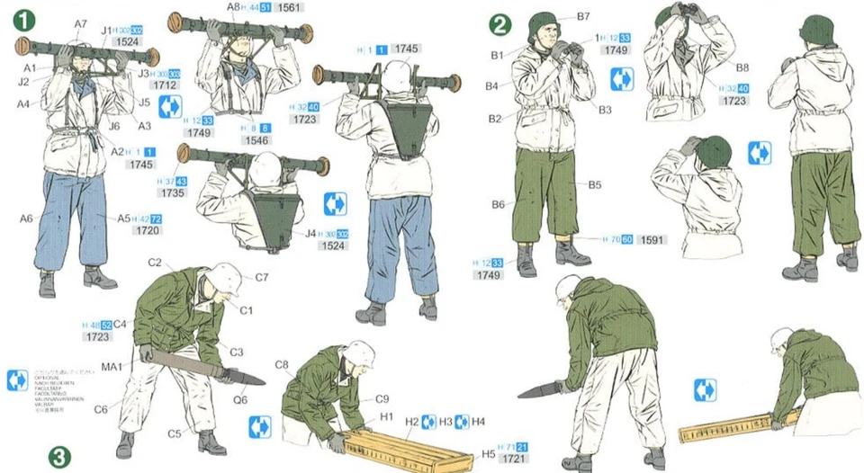 DRAGON 6275 1/35 German Flak Artillery Crew 1943-45 Assembly Model Kit - Image 4 of 4