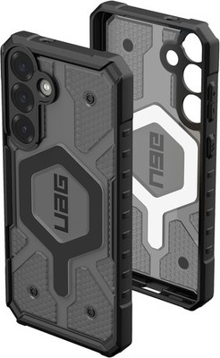 UAG Samsung Galaxy S25 Plus Hülle Pathfinder Clear mit MagSafe Rugged Cover Ash