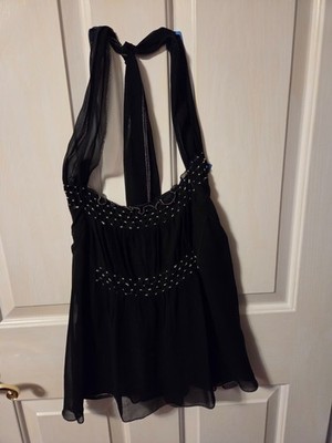 Black Max studio blouse women's xs in excellent condition