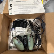 David Clark Company Aviation Pilot Headset Model No. H10-20 with 7a microphone 