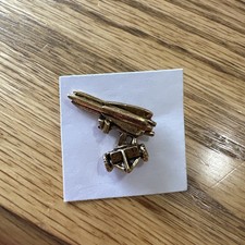 MIM 23 HAWK Missile System Lapel Pin Tie Tac Gold Tone, Hawk Co. 1x1.5